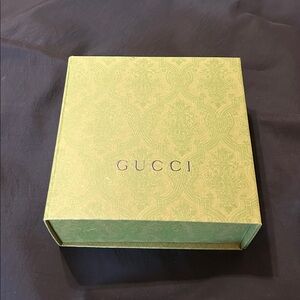 Gucci Belt Box Magnetic - 7.5” x 7.5” by 3 Deep. EMPTY BOX